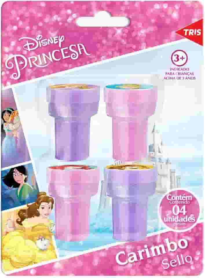 Carimbo Autotintado Princesas com 4 Unidades - Tris