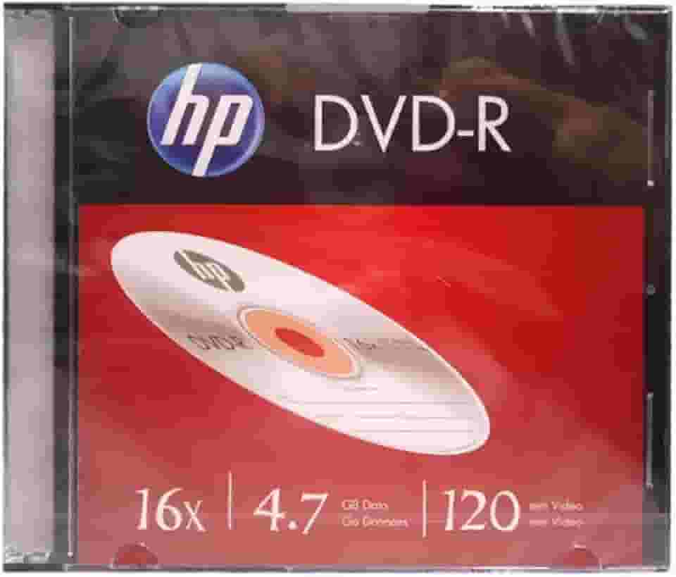 Dvd-R Hp Gravável Slim, Cis, 46.3021, Prata