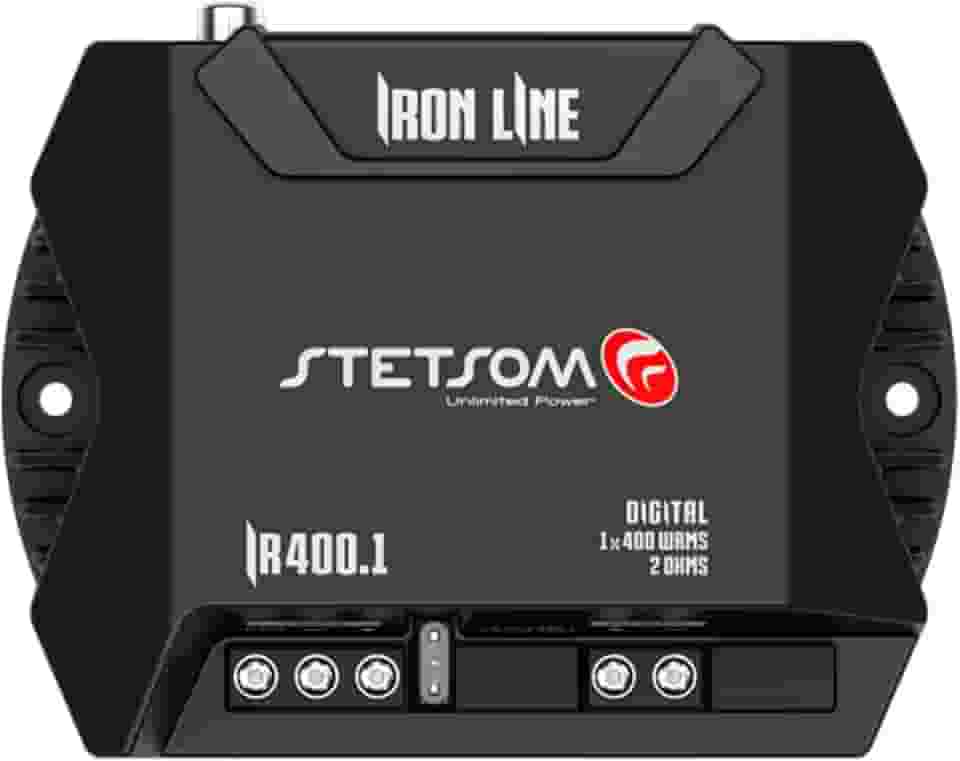 Amplificador Digital Iron Line Stetsom 400W 1 Canais 2 Ohms, IR400.1_2, Preto
