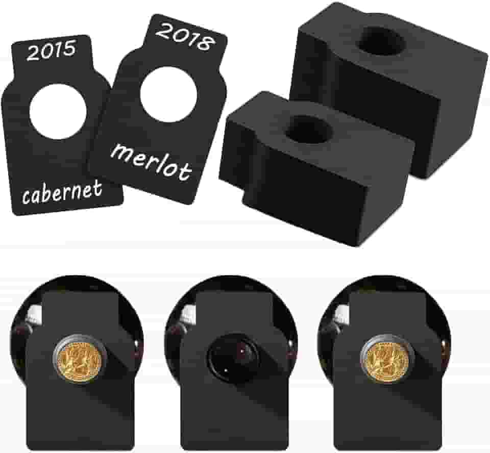 Embalagem com 300 etiquetas para garrafas de vinho, etiquetas para pendurar em adega de vinho, marcadores, com nome, ano e notas de degustação