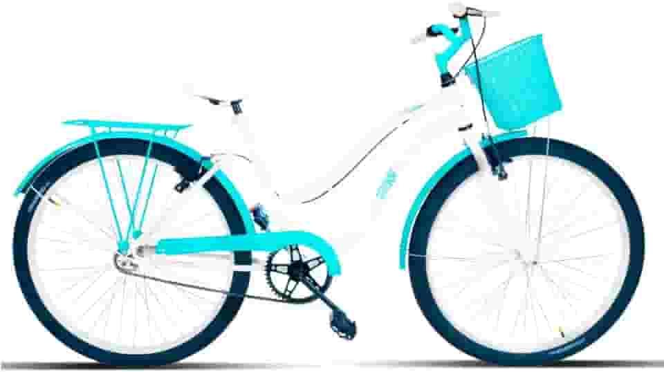 Bicicleta Feminina Passeio Forss Hello Aro 26 Com Cestinha