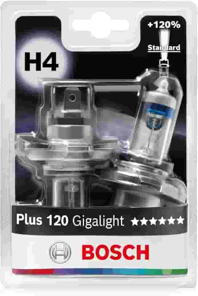 Bosch Lâmpada de Farol H4 Bosch Gigalight Plus 120-12V 60/55W Halógena