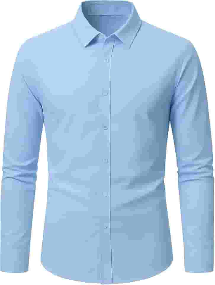 Camisa Social Masculina Slim Fit Manga Longa