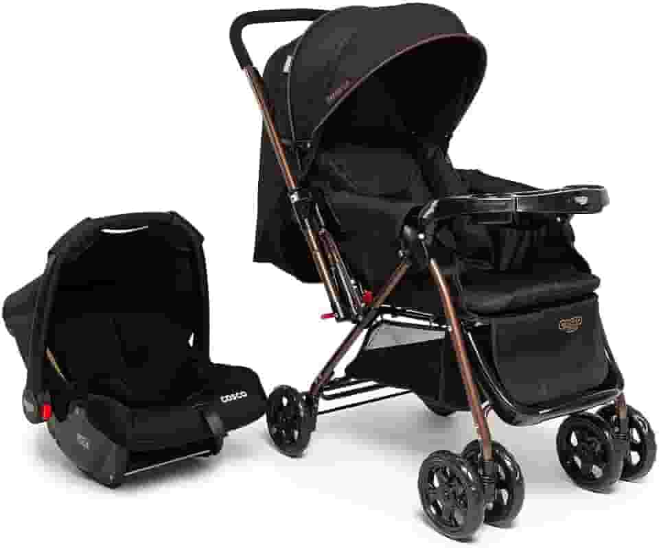 Travel System Cosco Kids, Reverse Duo, 0 a 15kg, Preto Bronze