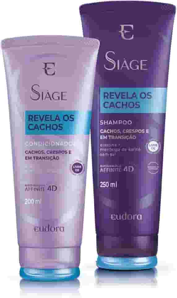 Eudora Kit Siàge Revela Os Cachos Shampoo + Condicionador (Nova Versão)