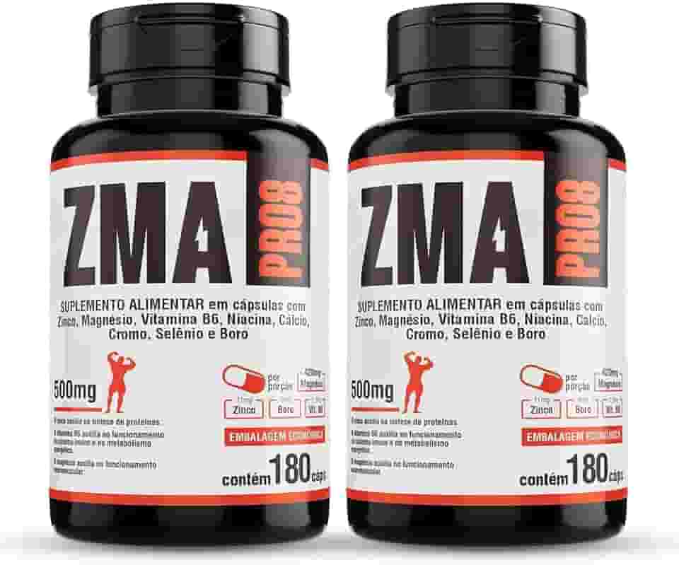 Floral Ervas do Brasil, Zma Pro8 2x 180cap Magnésio Zinco Boro Cromo Selênio Cálcio