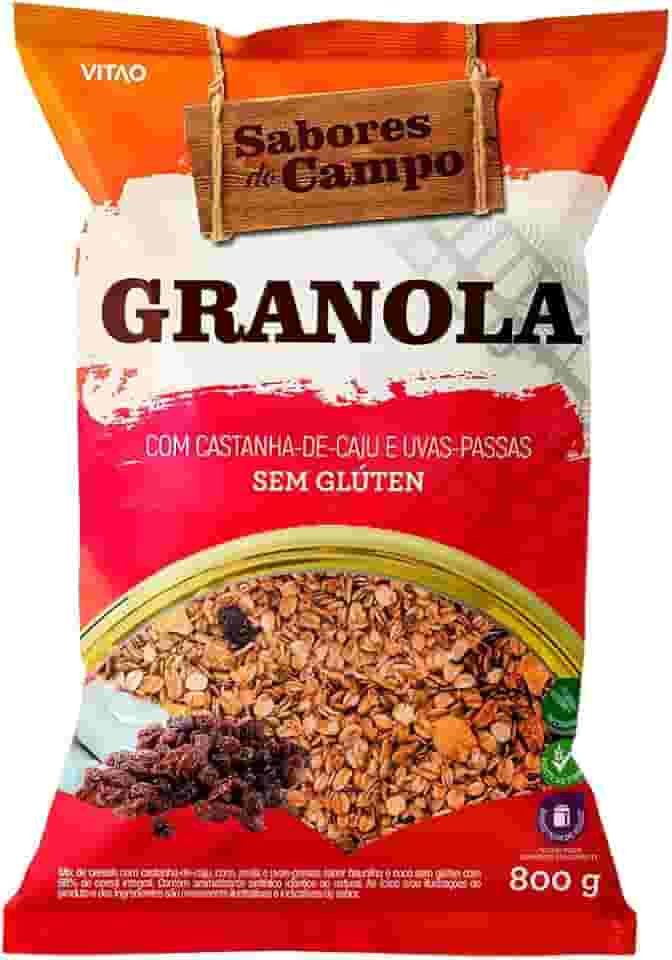 Vitao Granola Sem Gluten Sabores Do Campo 800G