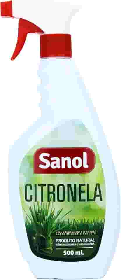 Sanol Dog Citronela - Gatilho Para Evitar Moscas E Mosquitos 500 Ml Branco