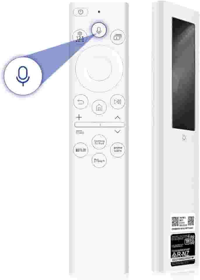 Controle remoto de TV solar BN59-01391A para Samsung Smart TV Frame TV Remote com função de alimentação de célula solar recarregável por voz, adequado para Samsung 2021-2023 Neo QLED The Frame e 4K 8K