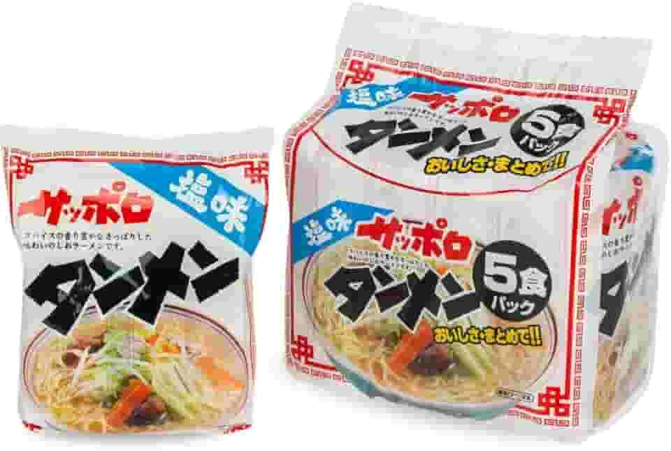 Kit Lamen Japonês Sapporo Sabor Sal Shio 83g - 5 Unidades