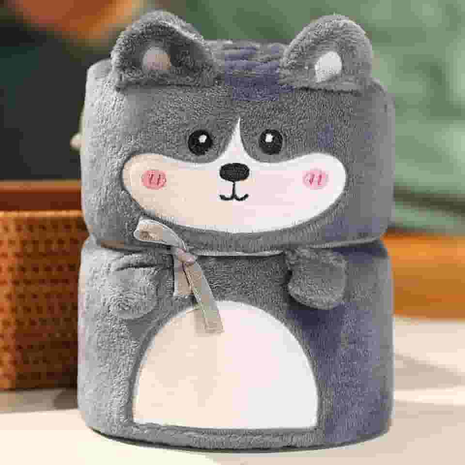 Cobertores de lã de flanela cinza, cobertor macio leve felpudo aconchegante de microfibra, manta de lã fofa para viagem, decorativo, 101 x 76 cm