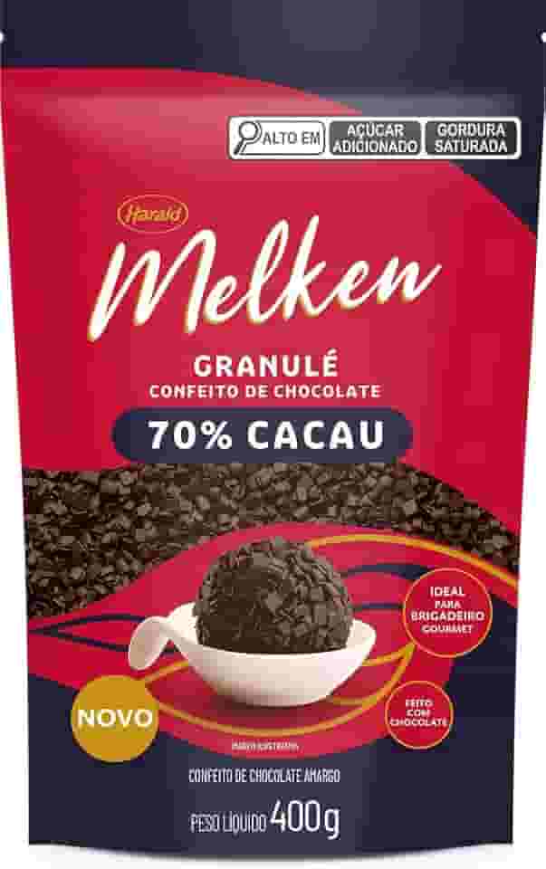 Chocolate Granulado Meio Amargo Granulé 400G Melken Harald