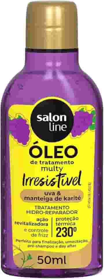 Salon Line, Óleo de Tratamento, Cacho dos Sonhos, Multy Uva, Vegano - Para Cabelos Ondulados, Cacheados e Crespos, 50ml