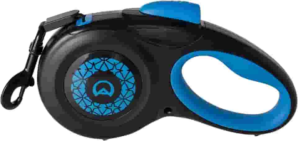 Amicus Guia Retrátil Star Flex Tamanho P Preto E Azul