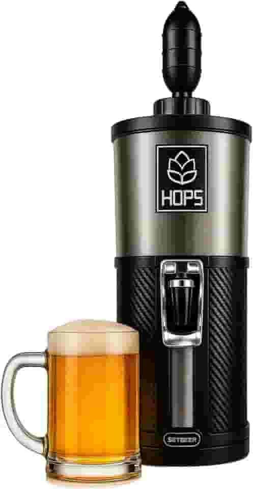 Chopeira Cerveja Gelada 4,1 Litros Setbeer Hops Cervejeira Portátil Preto -