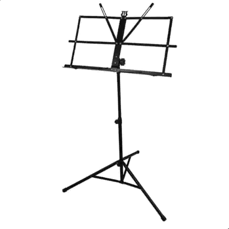 Suporte Estante De Partitura Pedestal Musical Bertô Maestro Dobrável Com Bolsa Bag Tripé Resistente Para Músicos Ajuste De Altura Cavalete Ferro Suporte Pasta Tablet