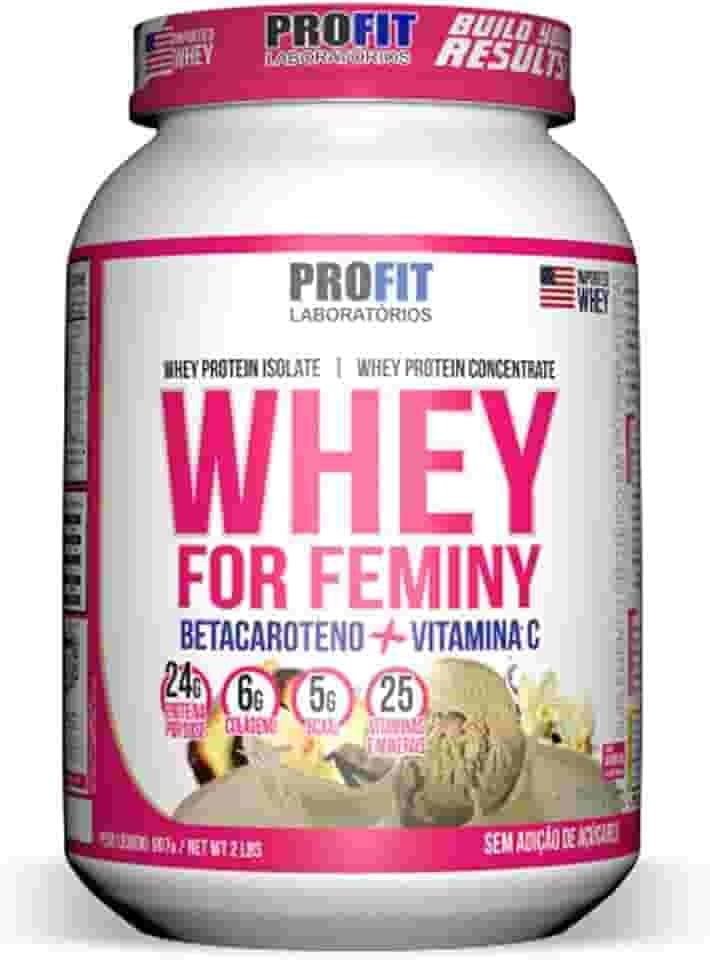 Whey For Feminy - 907g Baunilha - Profit Laboratórios