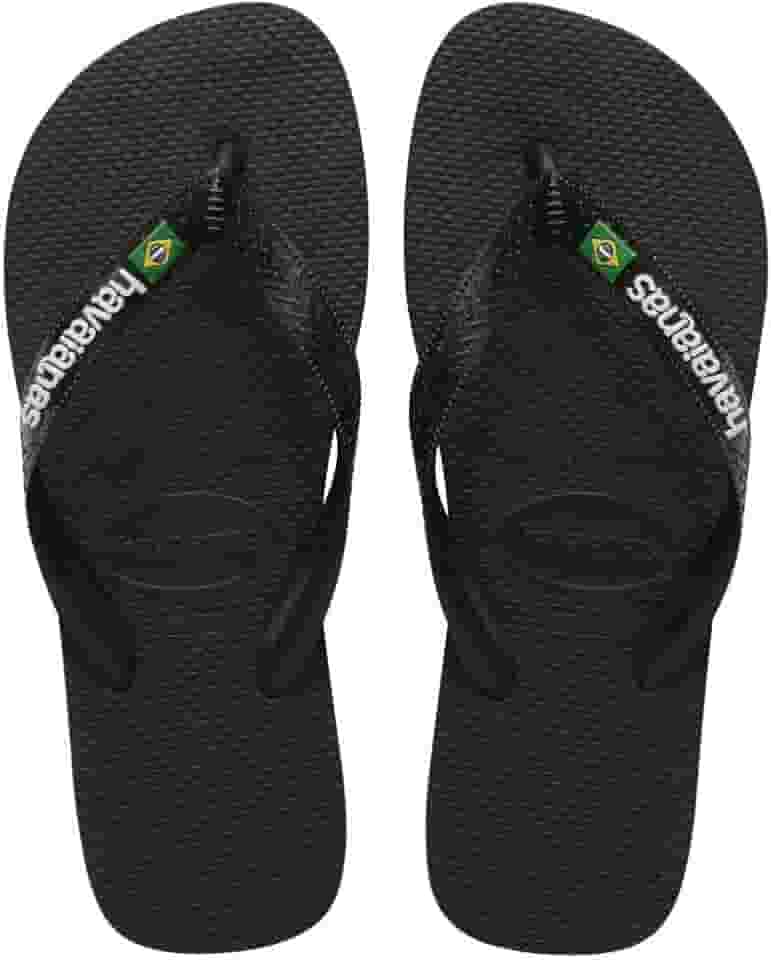 Chinelo Havaianas Brasil Logo Azul Naval