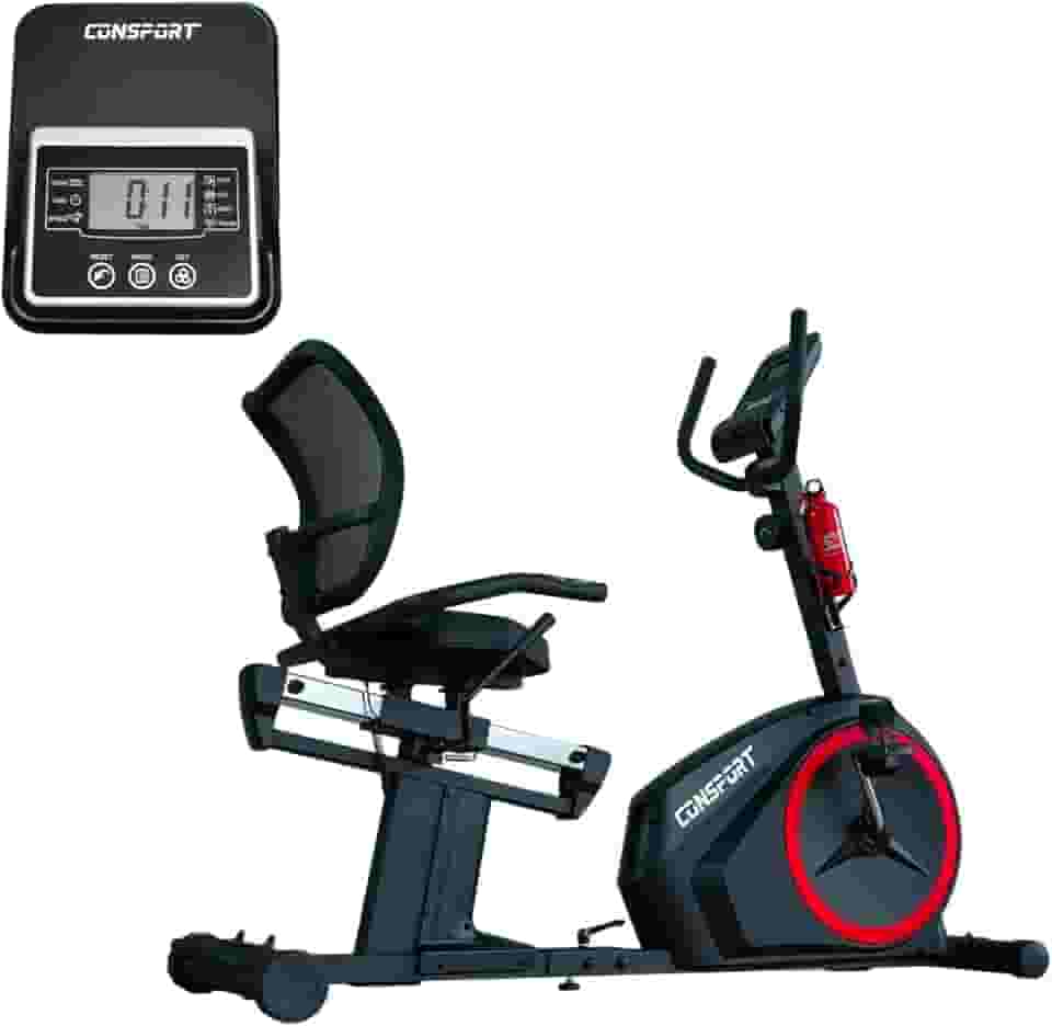 Bicicleta Ergométrica Horizontal H2000 Magnética 8 Níveis Ajustável Silenciosa Consport