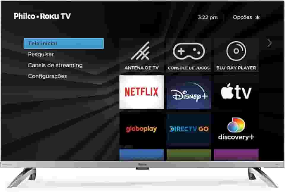 Fast Smart TV Philco 32' PTV32G7PR2CSBLH Dolby Audio Led Bivolt