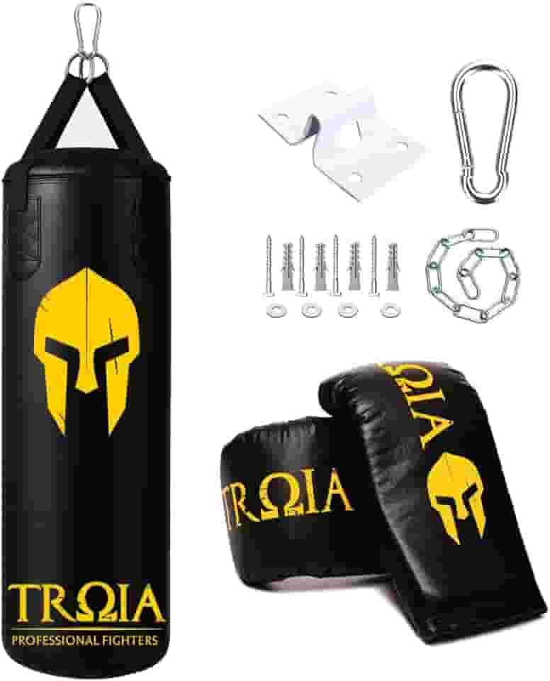 SACO DE PANCADA PROFISSIONAL + LUVA + SUPORTE (90cm)