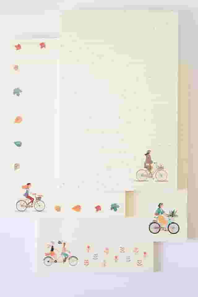 Papel de carta Quatro estações