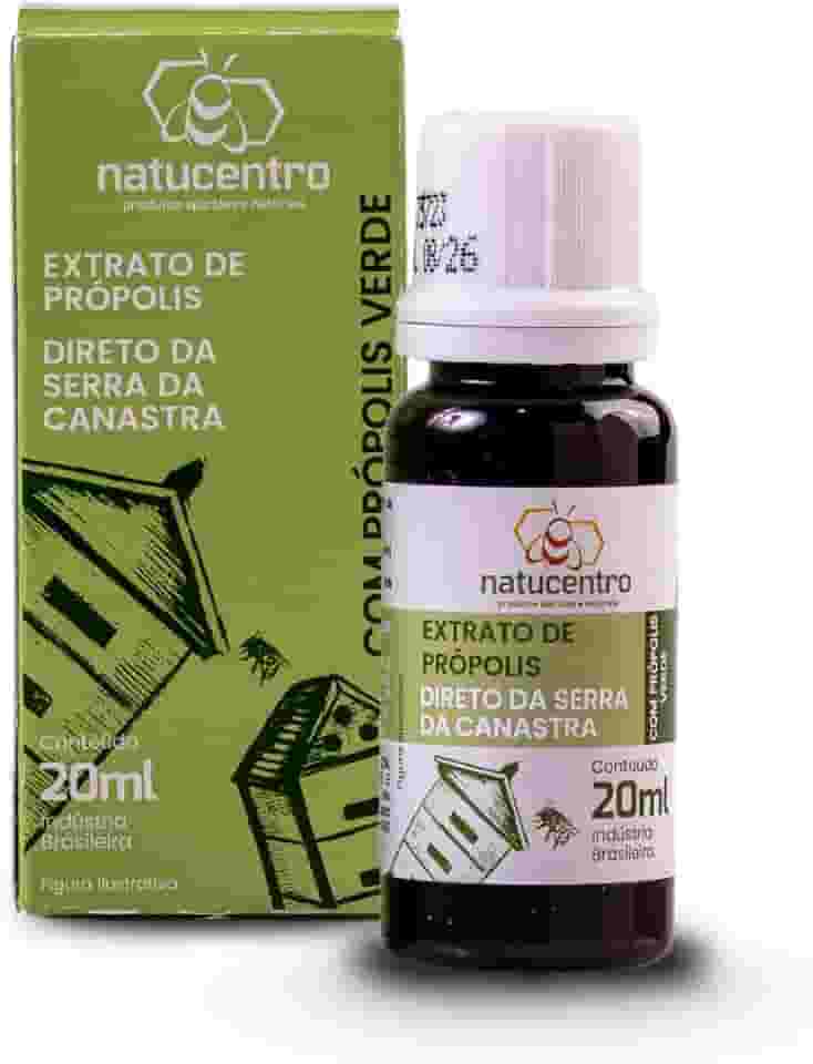 Propolis Verde - Extrato de Propolis com Concentração de Flavonoides, embalagem prática e portátil de 20ml, Própolis Verde de Origem Única Serra da Canastra - Artepellin C, Uso Diário