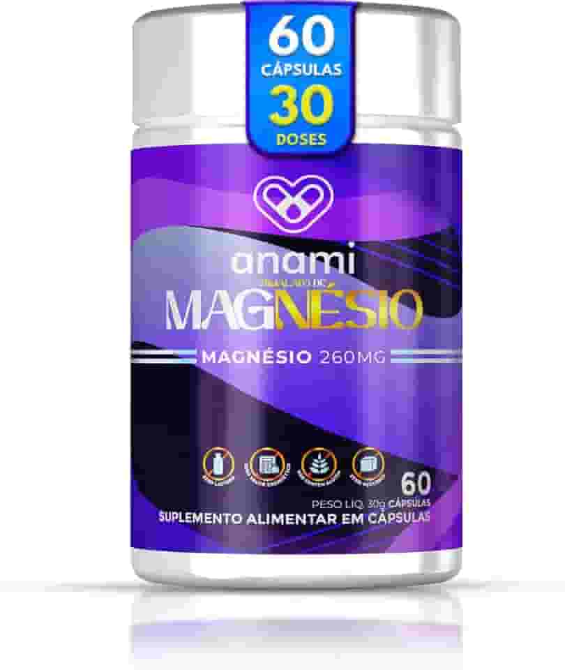 Magnésio Dimalato Malato 260mg | 60 Cápsulas