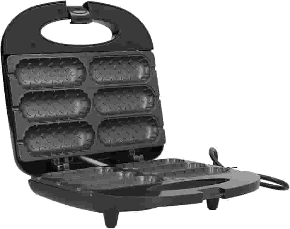 Crepeira 6 Cavidades Crepe & Hot Dog | Prática, Rápida e Fácil de Limpar