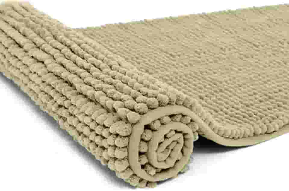 Tapete Passadeira Macarrão Antiderrapante 40x110cm Corttex – Estilo Bolinhas, Cozinha e Lavanderia, Conforto e Segurança (Bege)