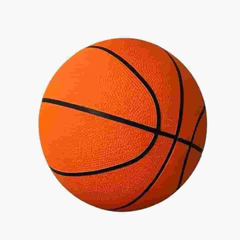 Bola de Basquete Profissional Tamanho 7 Oficial – Borracha Reforçada Alta Durabilidade – Uso Interno e Externo – Aderência Premium – Laranja – Ideal para Treinos e Presentes