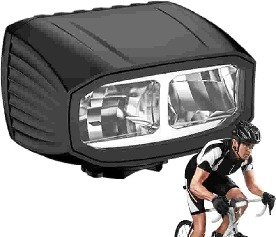 LED Luzes de Bicicleta - Luz de Guidão Recarregável para Ciclismo,1000LM Farol Impermeável com Luz Alta e Baixa para Atividades ao Ar Livre Adultos e Crianças Uso Noturno Acampamento e Ciclismo