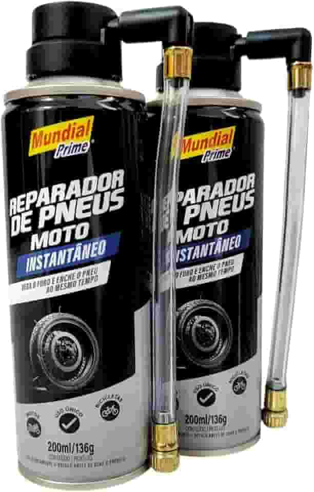 Mini Reparador de Pneus Especial para Moto Bike Patinete SOS Instantâneo Kit 2 Unidades