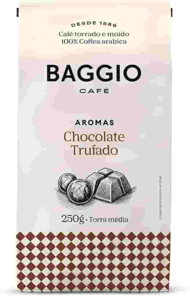 Baggio Café Café Torrado e Moído Aroma de Chocolate Trufado 250g