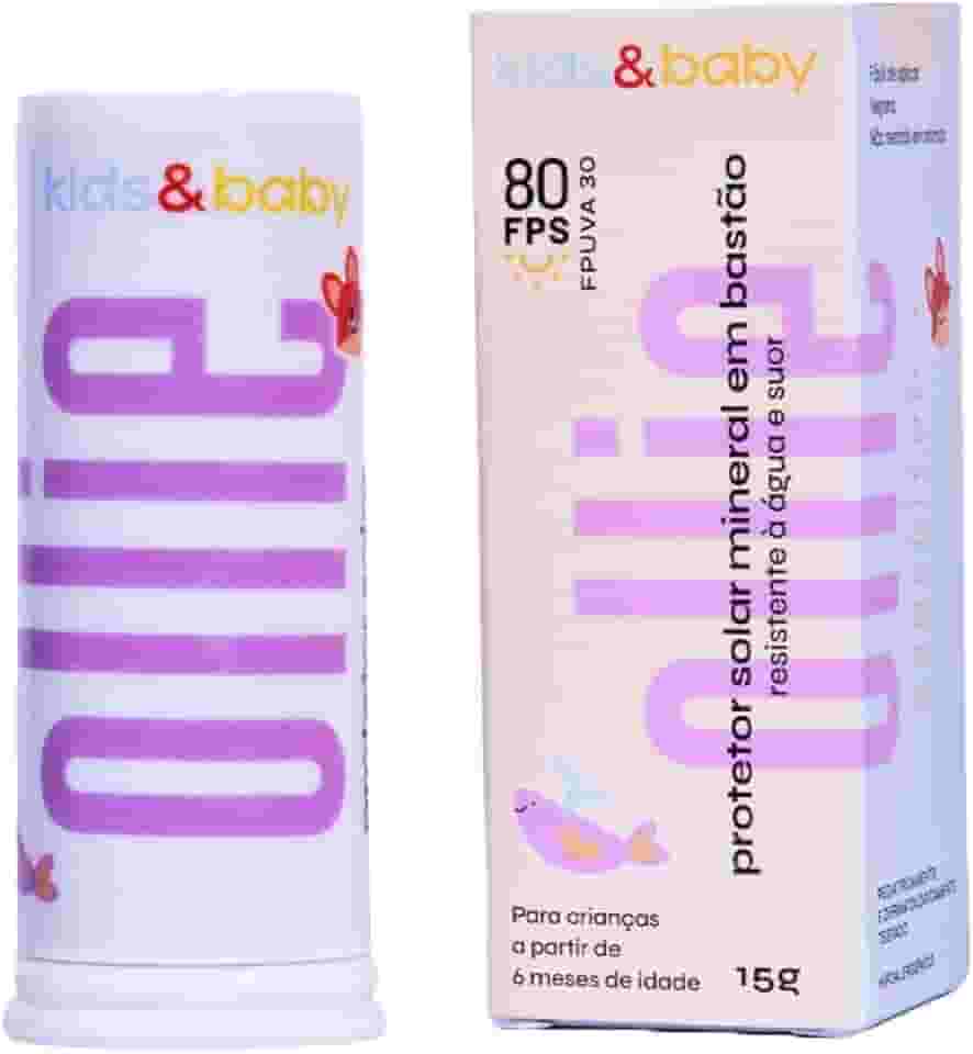 Protetor Solar Infantil em Bastão Mineral FPS 80 FPUVA 30​