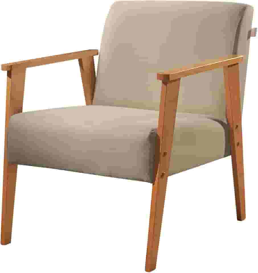 Poltrona em Linho Perla Agarb Decor Cor:Linho Bege