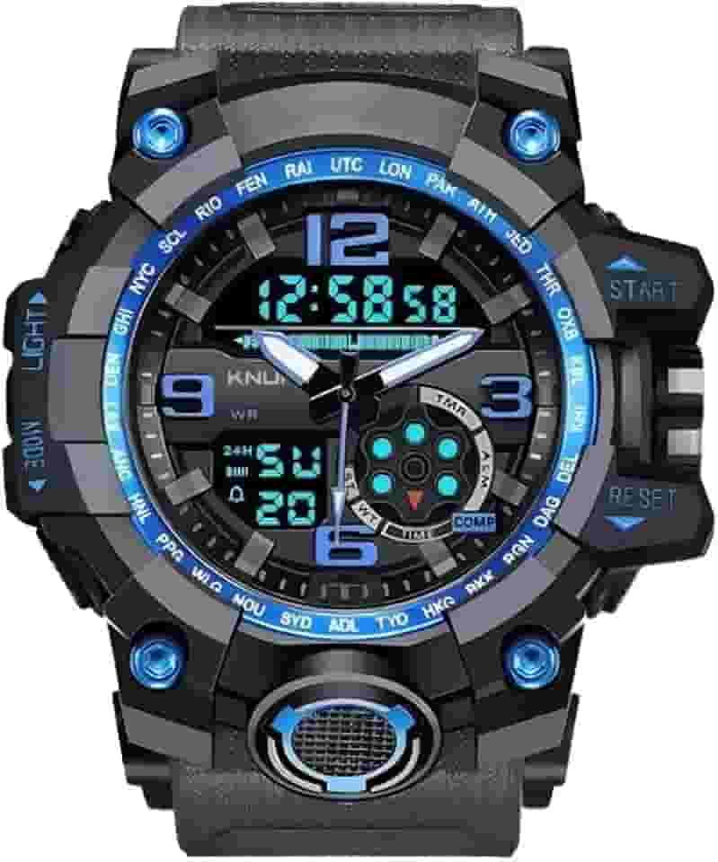 Relogio Masculino Shock Esportivo Grande Resistente À Água