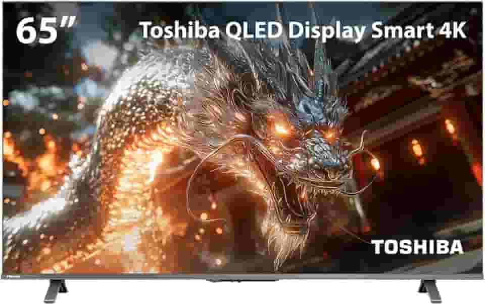 Smart TV QLED 65 4K Toshiba Google TV 4HDMI 2USB Wi-Fi