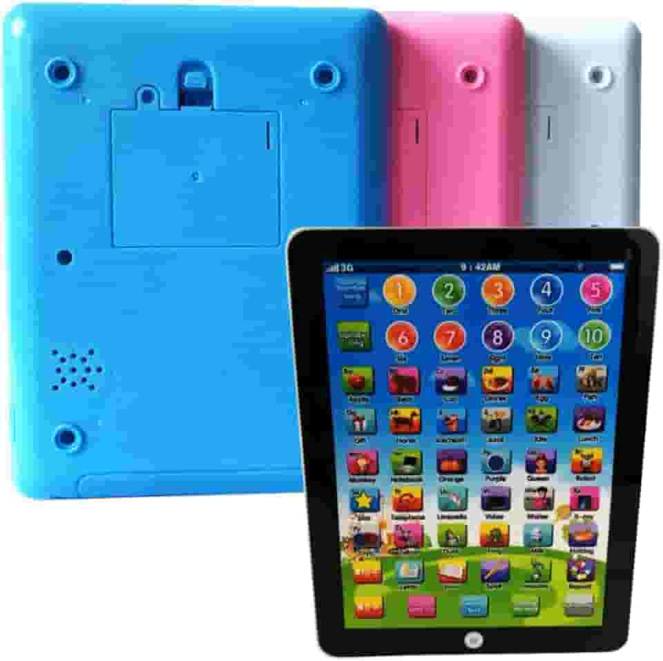 Tablet Infantil Interativo Bilingue Didático Com Som (Rosa)