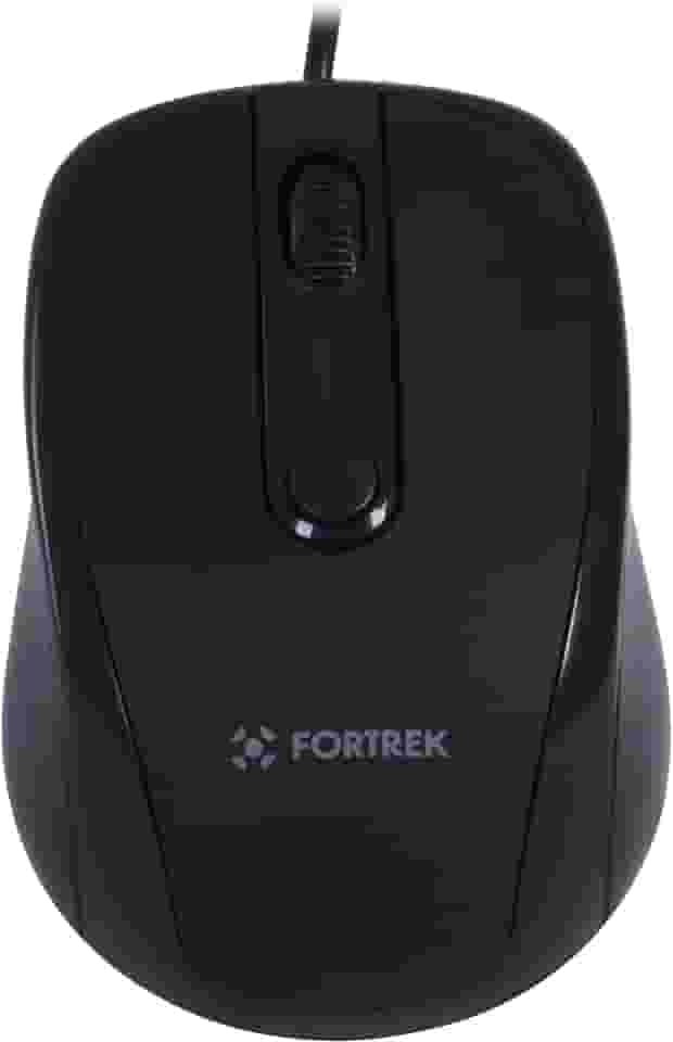 Fortrek OM-103BK Mouse USB 1600dpi, Preto