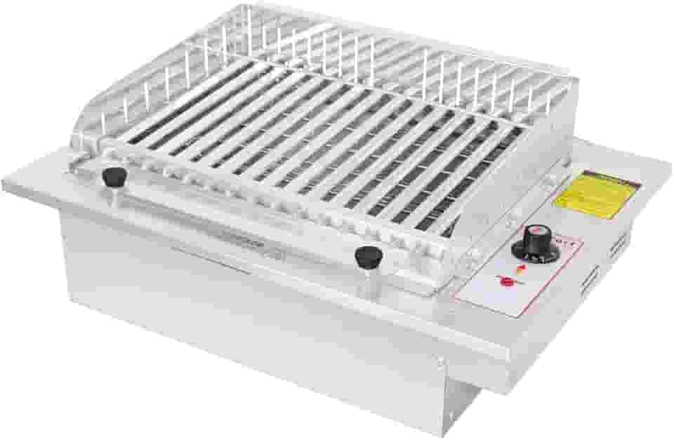 Churrasqueira Elétrica de Embutir com Grelha Argetina, Sem fumaça, Inox, 110v ou 220v (220v)