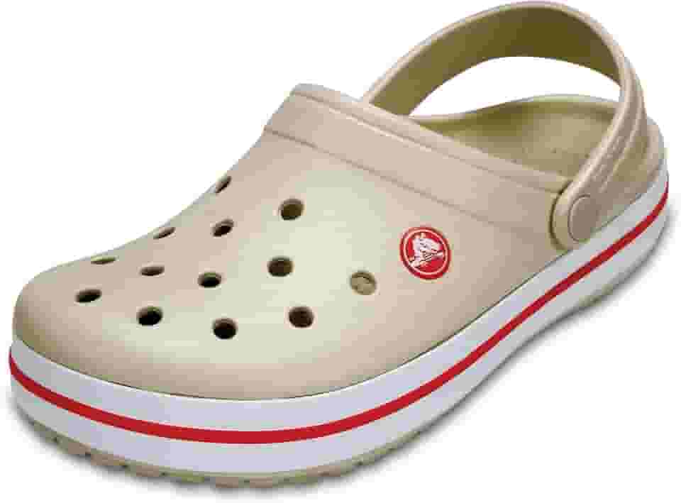 Sandália crocs crocband stucco/melon