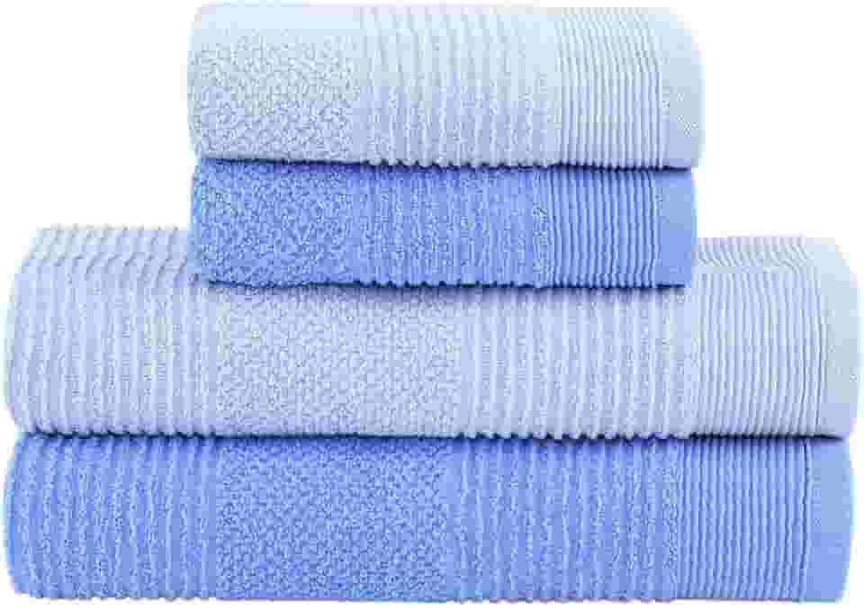 Jogo de Toalhas Buddemeyer Maya Extra Soft Banho Azul/Azul 4 peças