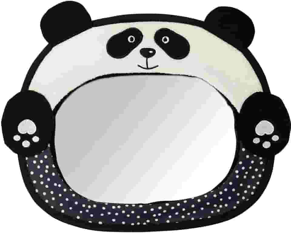 Buba Espelho Para Banco Traseiro Pandinha Preto