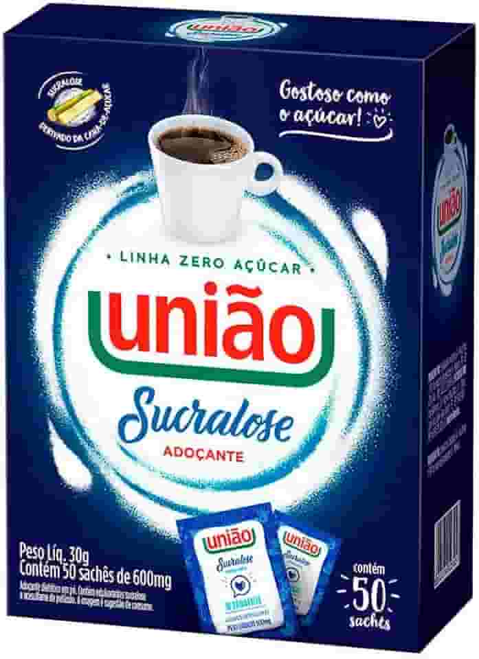 UNIÃO Adoçante Sucralose Sachê 50x600g