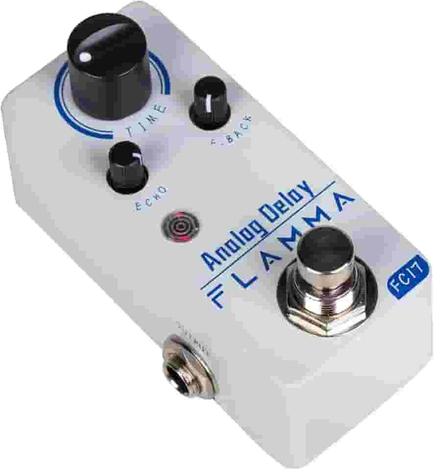 FLAMMA Fc17 Pedal De Delay Analógico Efeitos Vintage Guitarra Elétrica True Bypass