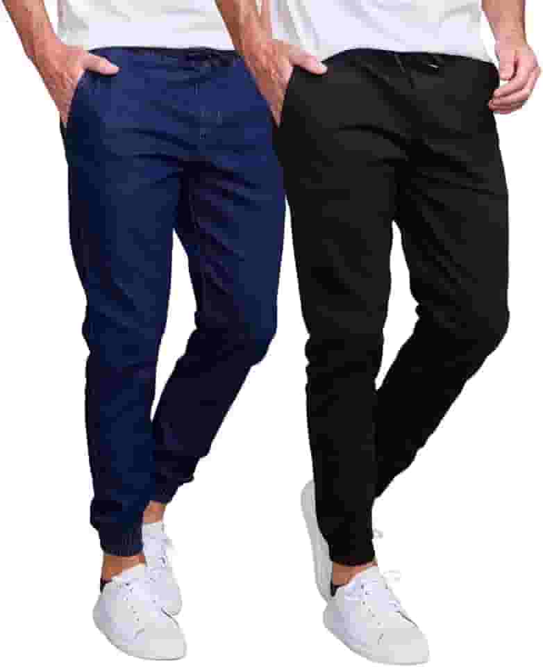Kit 2 Calça Jeans Masculina Jogger Com Punho