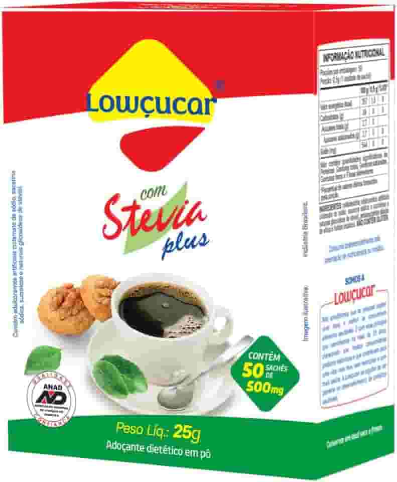 Adocante Lowcucar Sucralose Sache Cartucho 50 x 0,5g