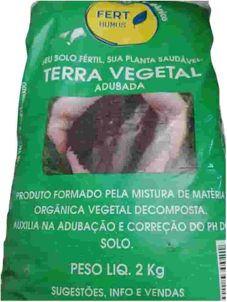 terra vegetal adubada 2kg