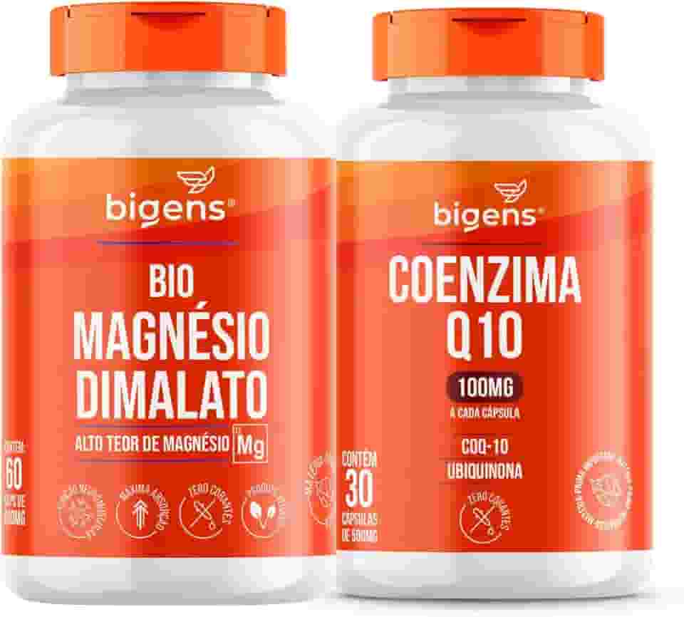 Kit Coenzima Q10 + Bio Magnésio Dimalato, Biogens
